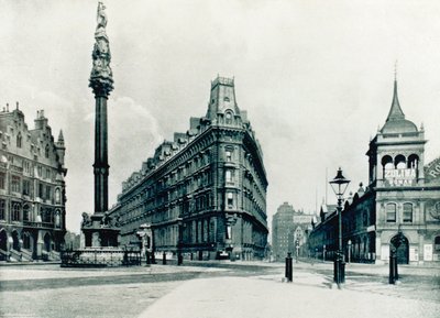 Con la Colonna di Westminster, Queen Annes Mansions e il Royal Aquarium da English Photographer